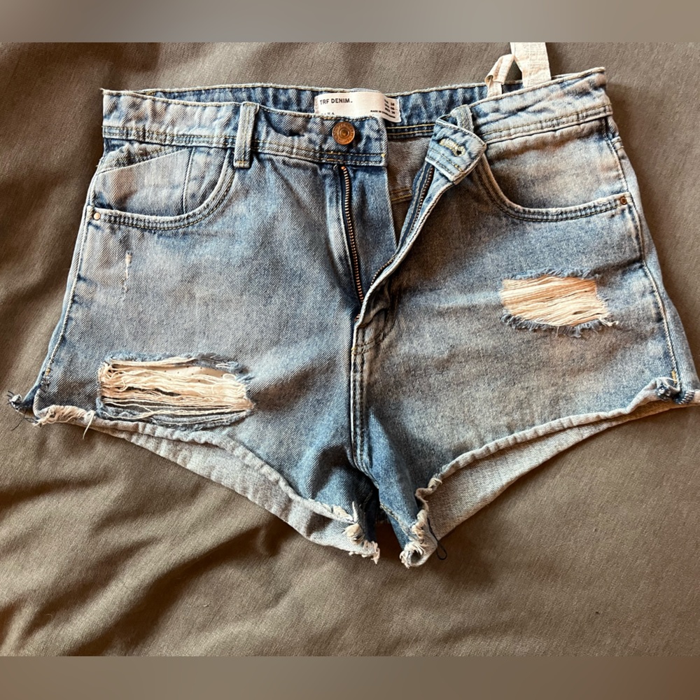 Zara denim shorts